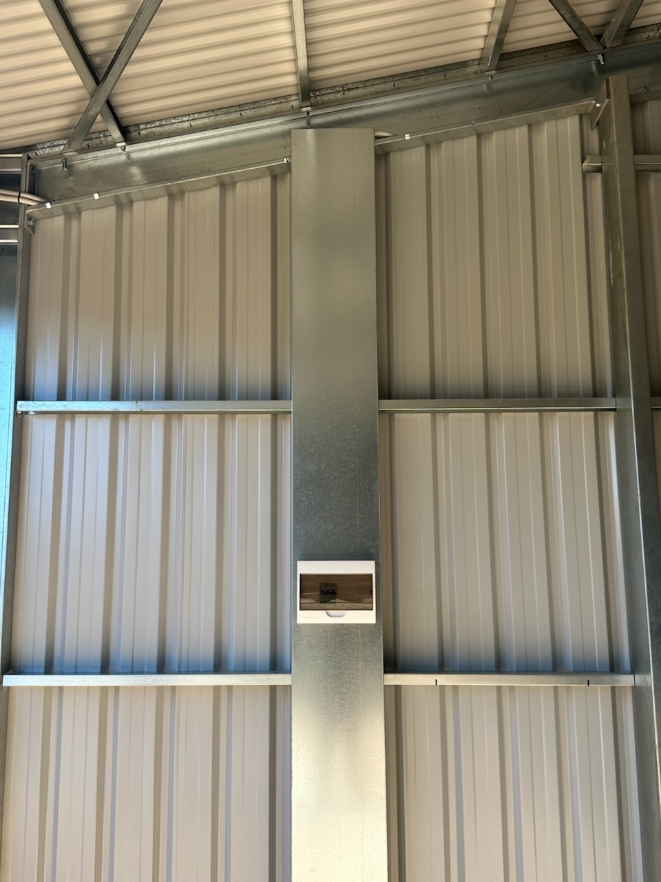 Shed power installation completed by Active Electrical & Maintenance